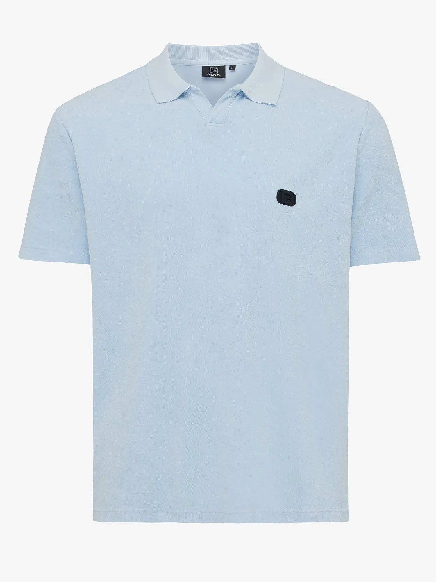 Genti Polo Shirt - lichtblauw