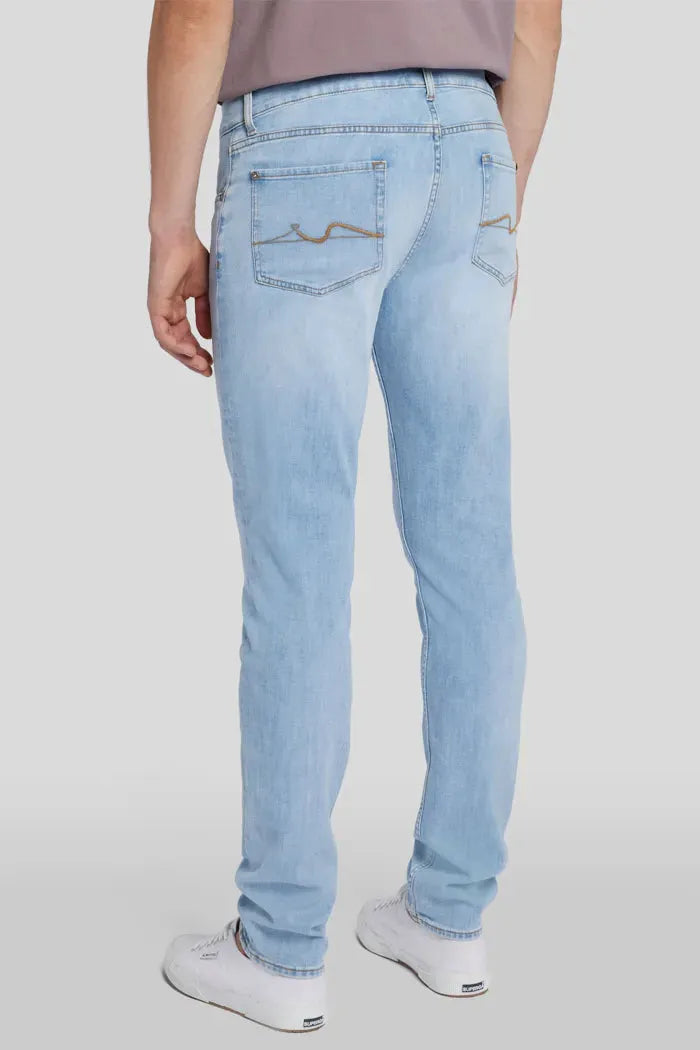 7 for all mindkind 5 Pocket Jeans - Lichtblauw