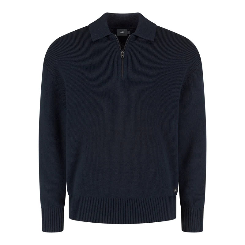 Wahts Trui Turtle Neck - Marine blauw