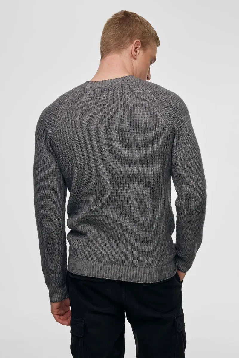 Genti Trui Ronde Hals - Grijs