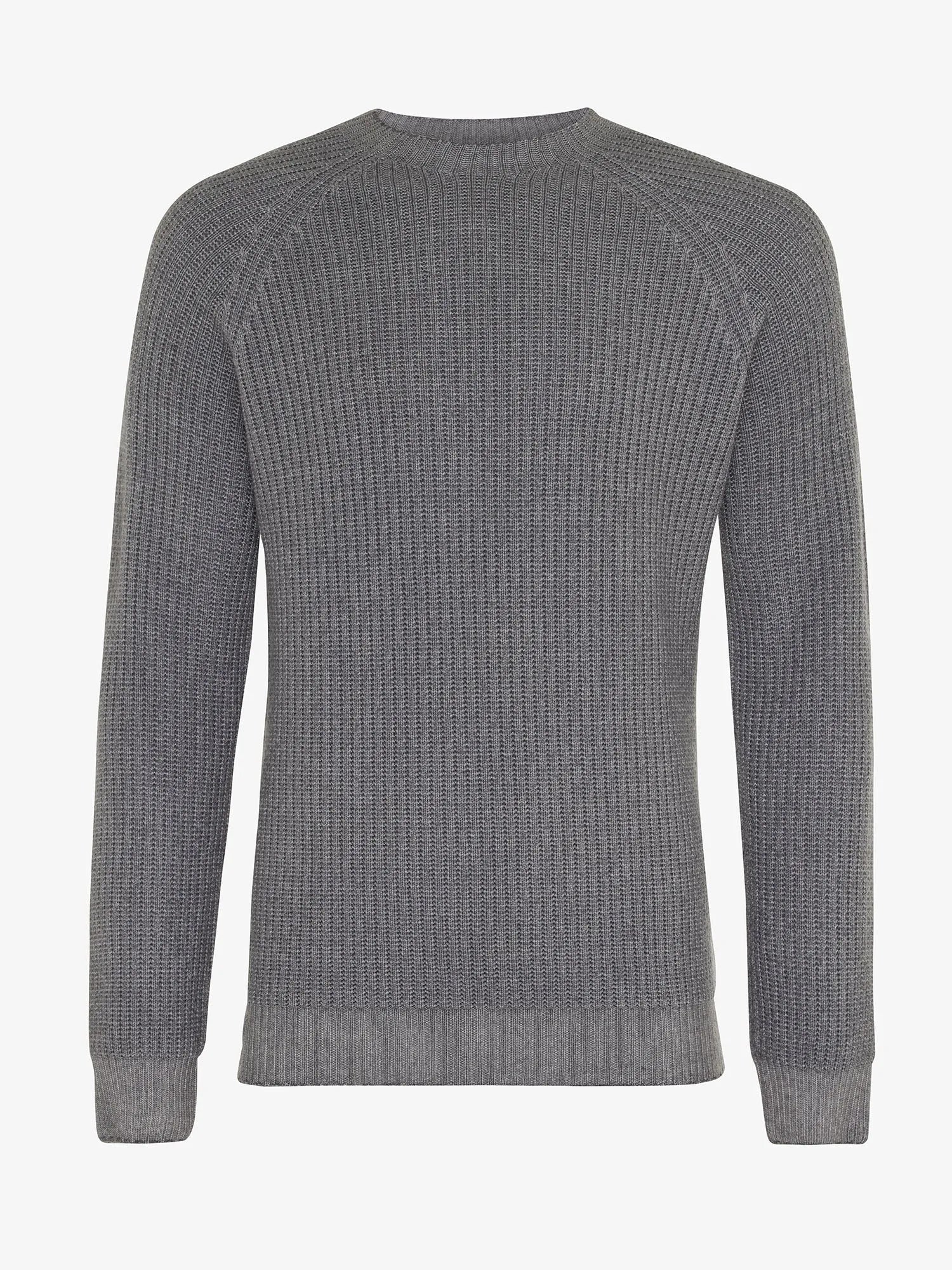 Genti Trui Ronde Hals - Grijs