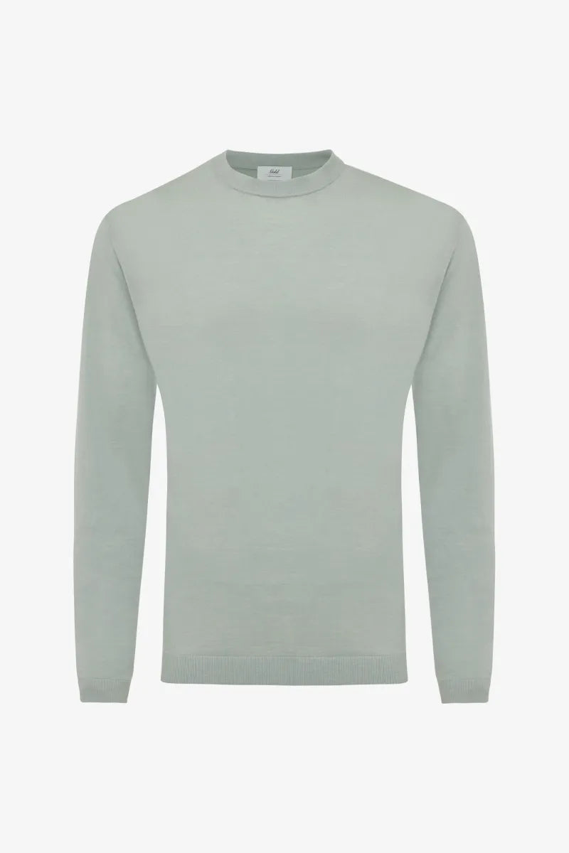 Gentiluomo Trui Ronde Hals - Lichtgroen