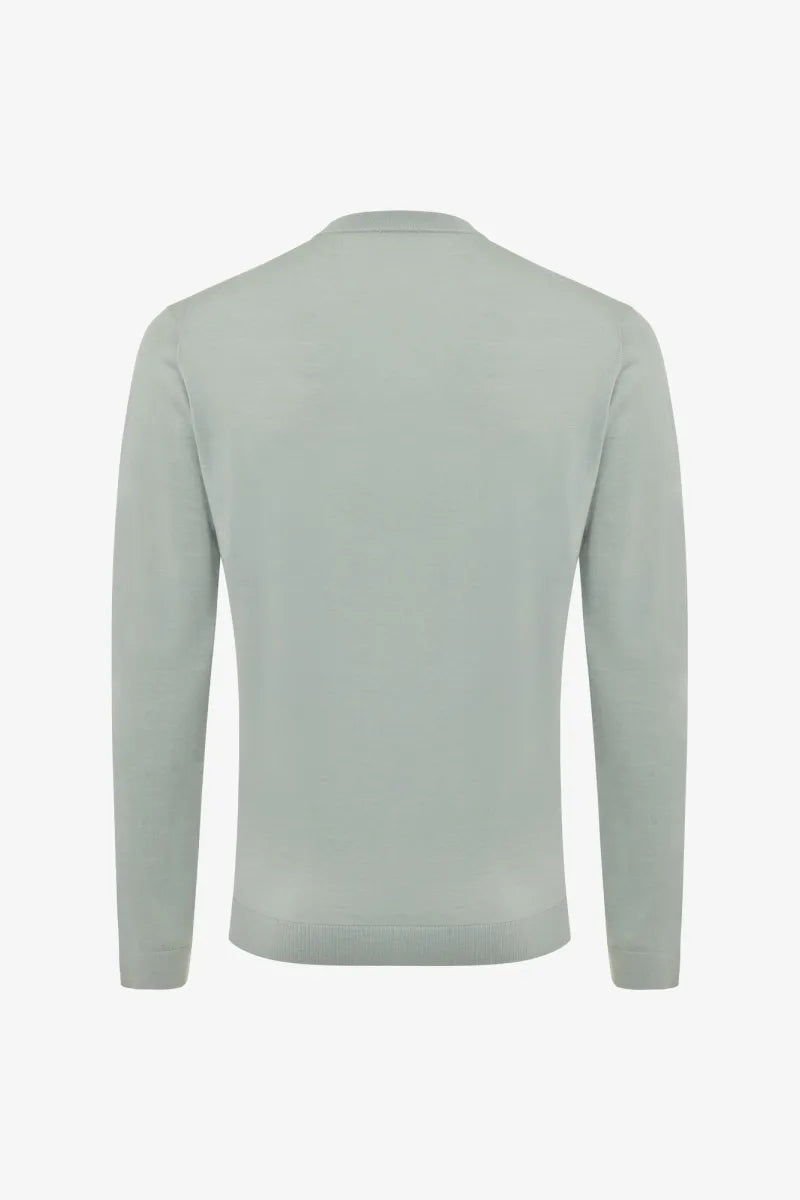 Gentiluomo Trui Ronde Hals - Lichtgroen