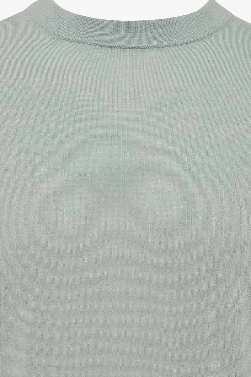 Gentiluomo Trui Ronde Hals - Lichtgroen