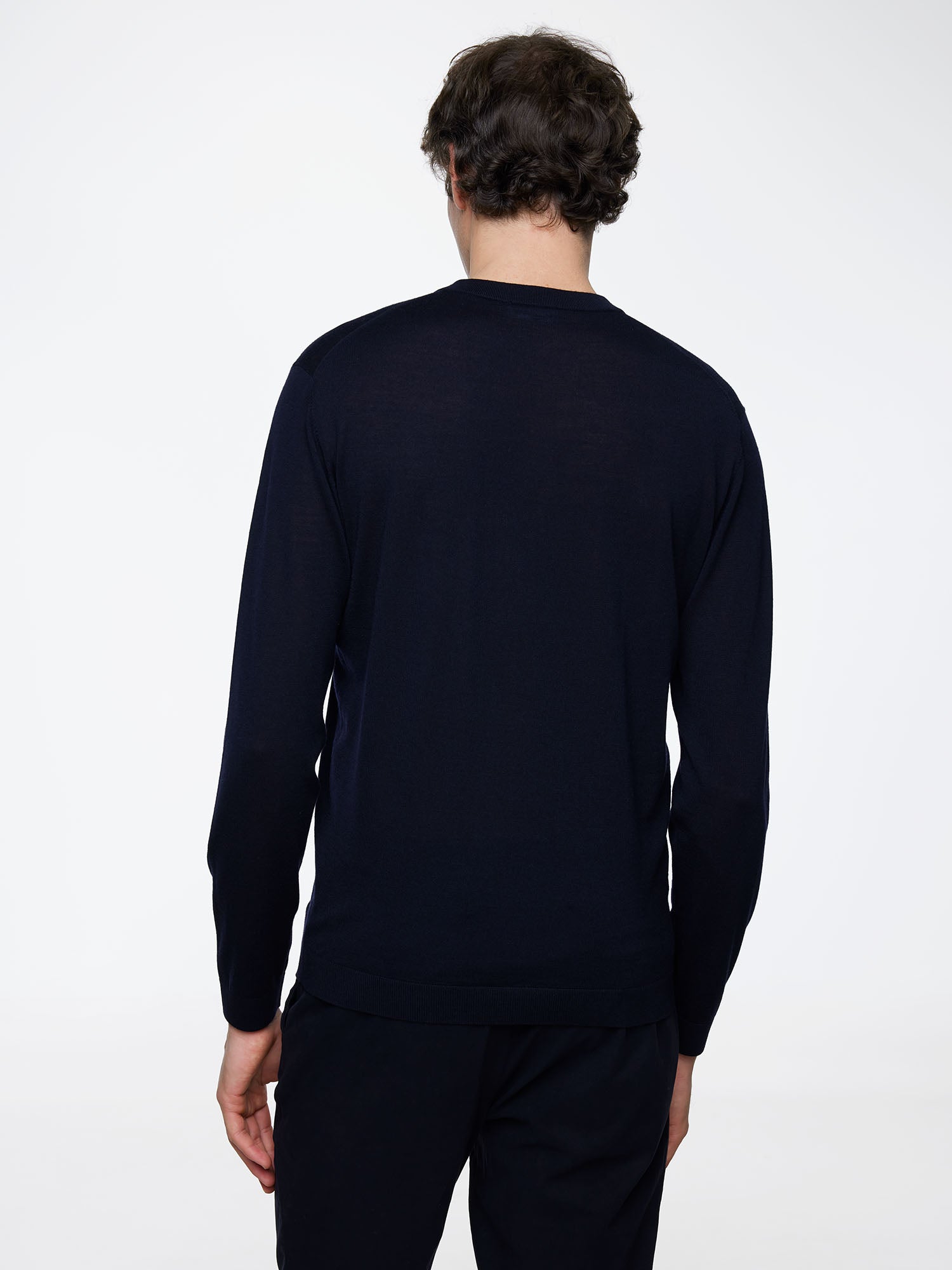 Gentiluomo Trui Ronde Hals - Marine blauw