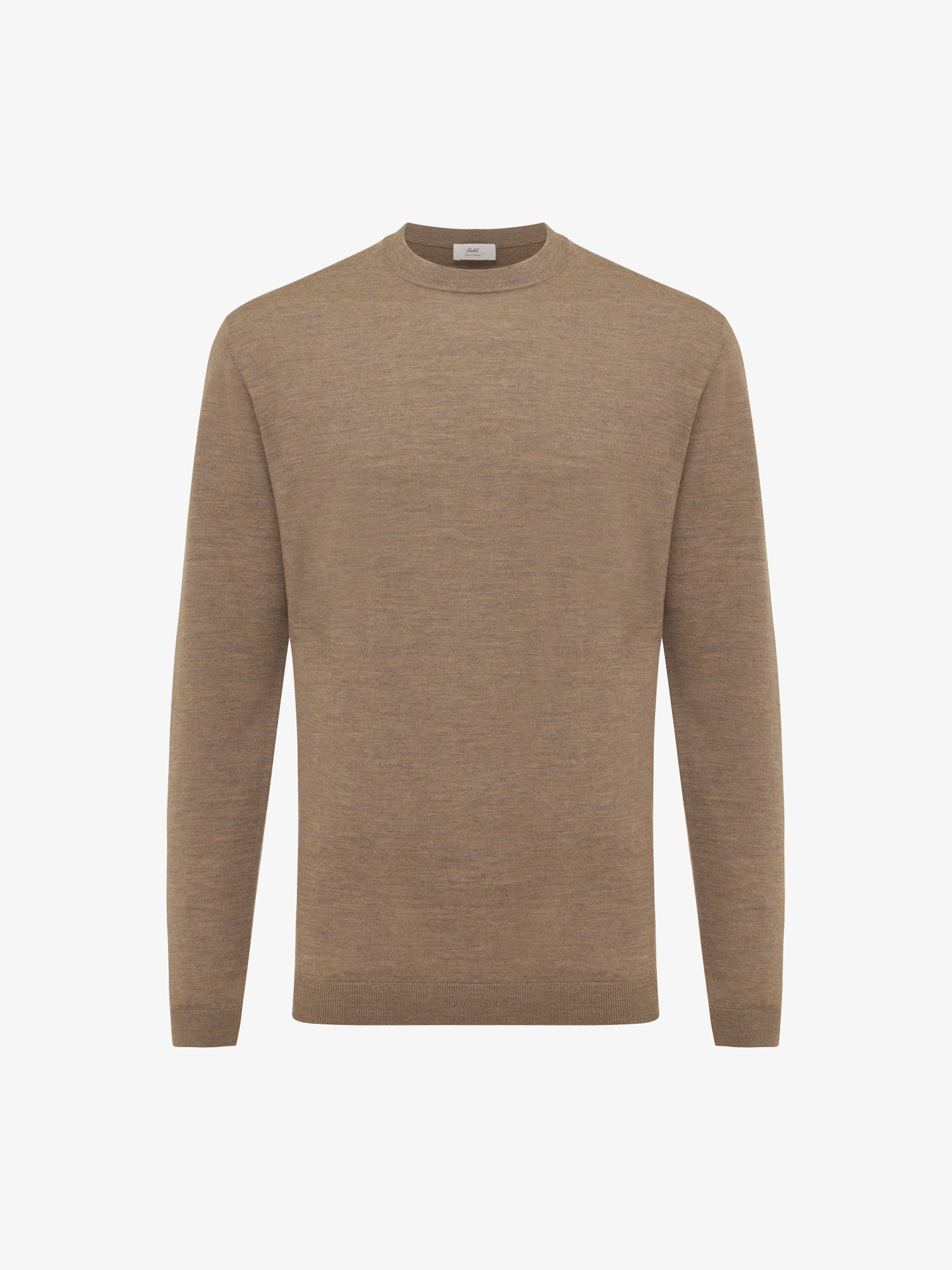 Gentiluomo Trui Ronde Hals - Camel