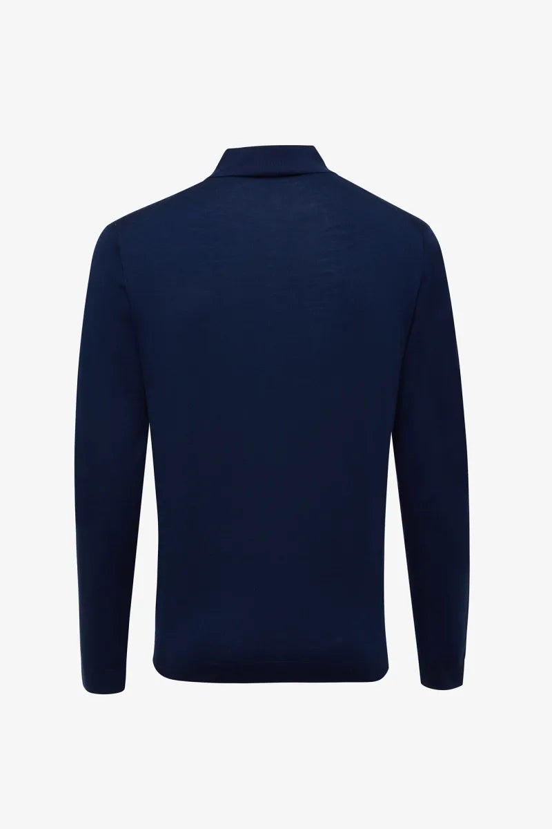 Gentiluomo Trui Turtle Neck - Marine blauw