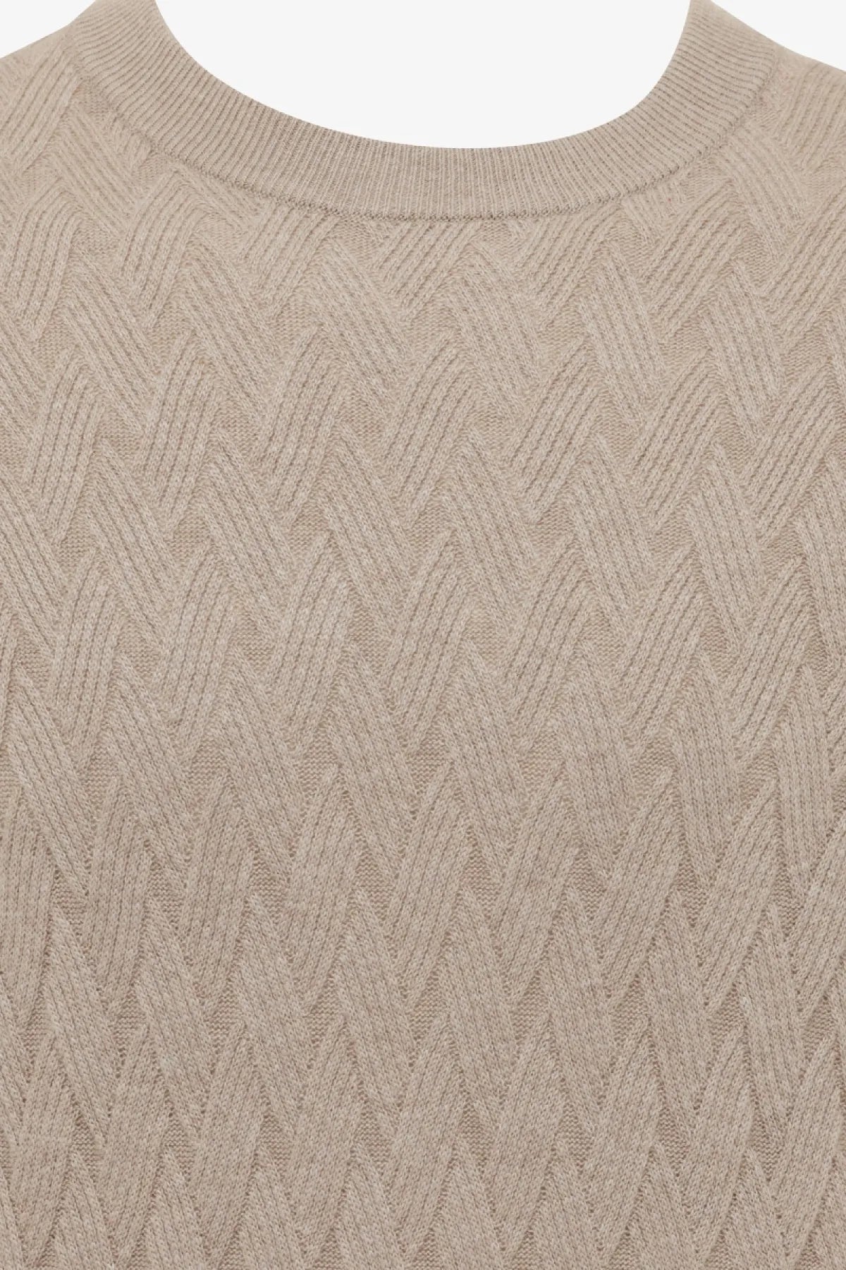 Gentiluomo Trui Ronde Hals - Beige