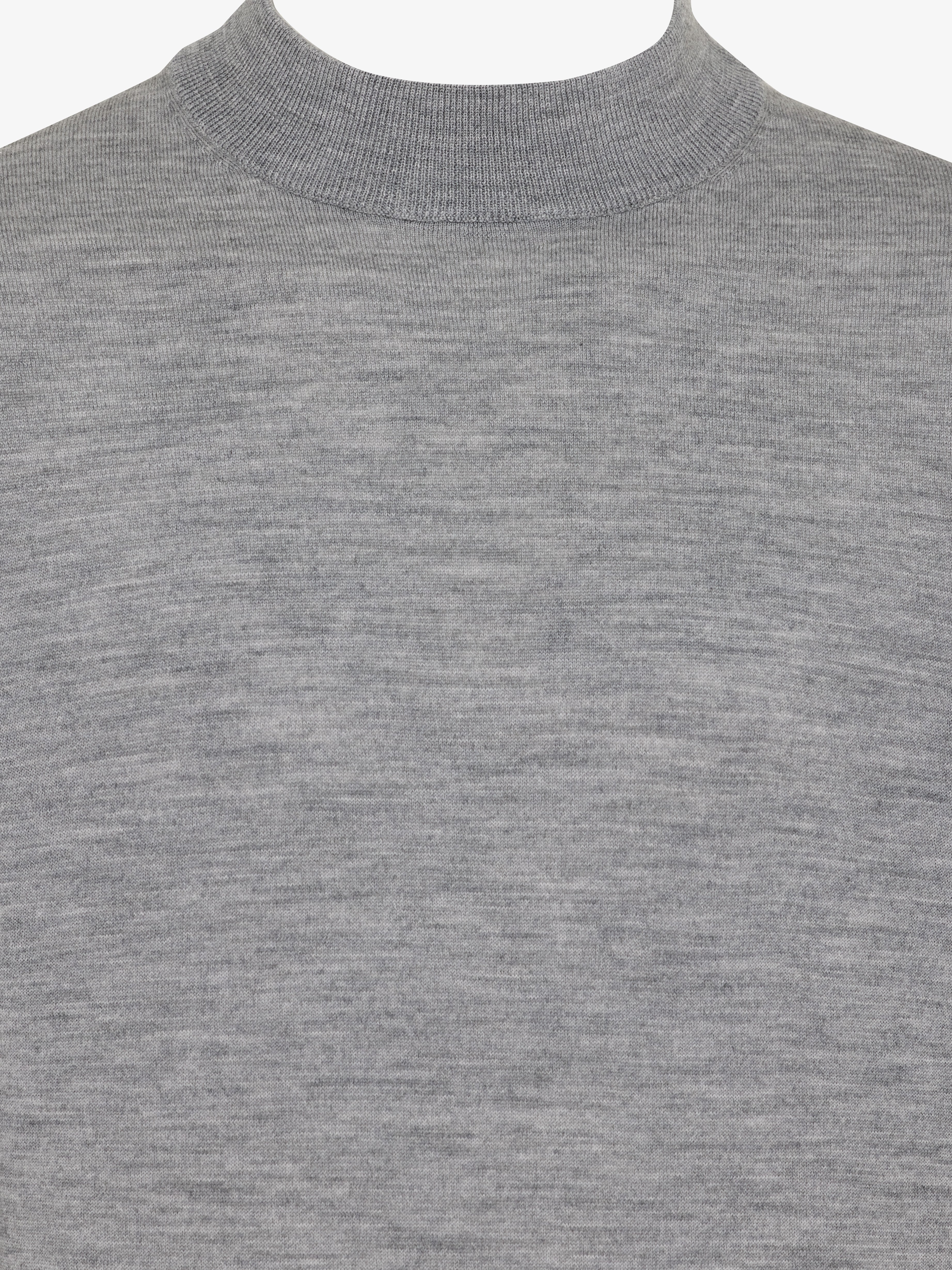 Gentiluomo Trui Turtle Neck - Lichtgrijs