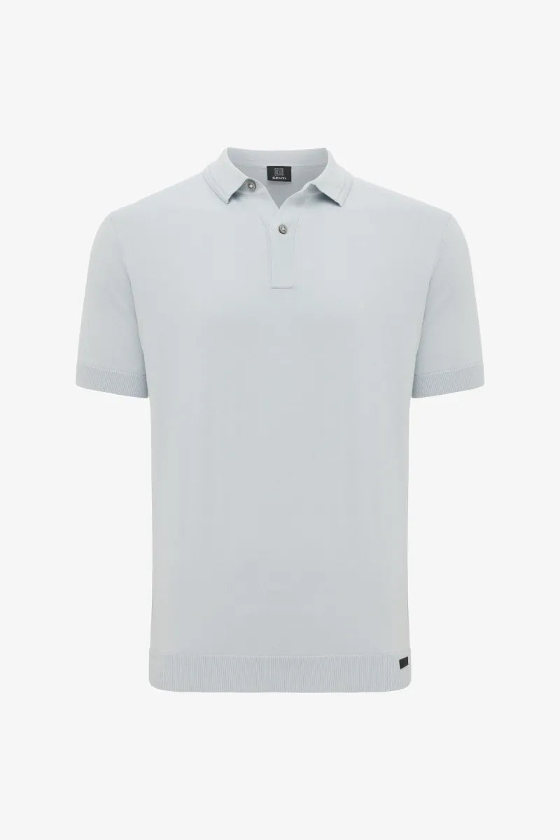 Genti Polo Shirt - Lichtblauw