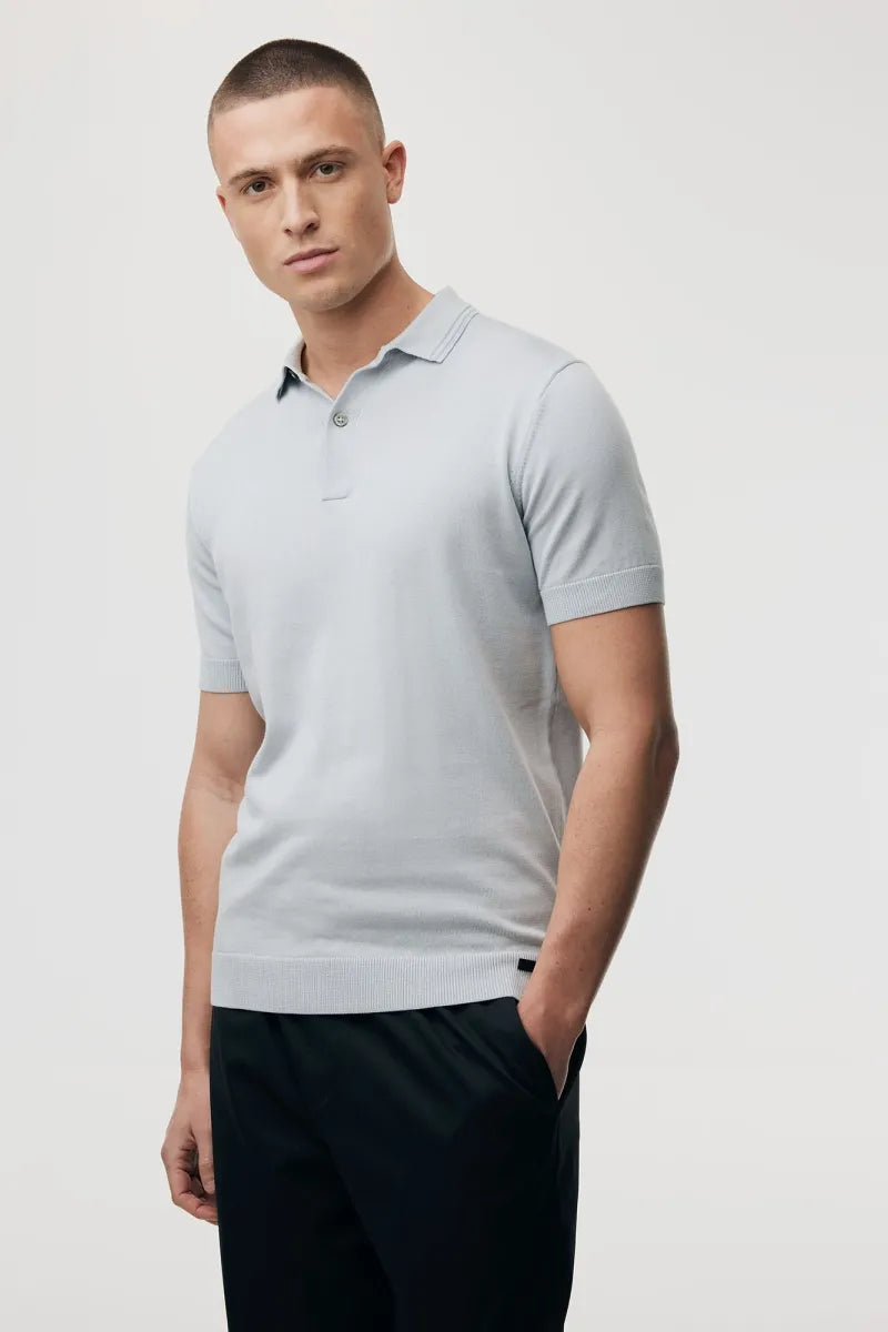 Genti Polo Shirt - Lichtblauw
