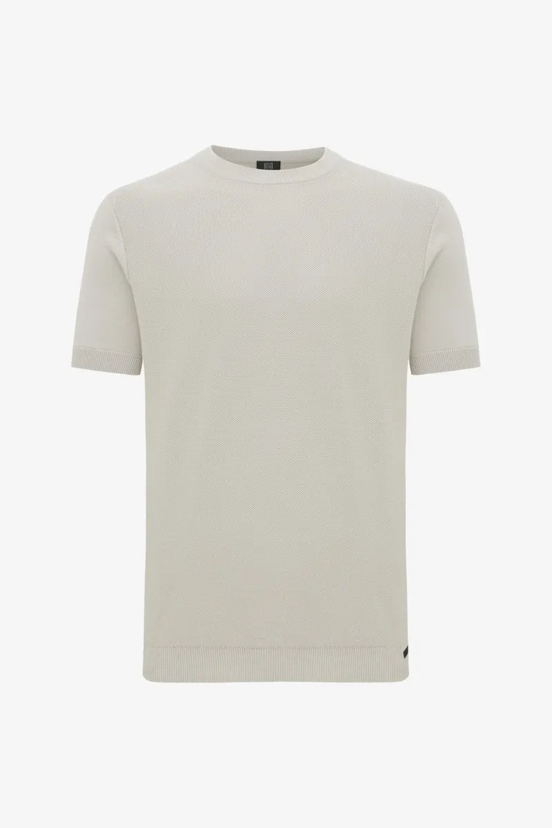 Genti Trui Ronde Hals - Bruin