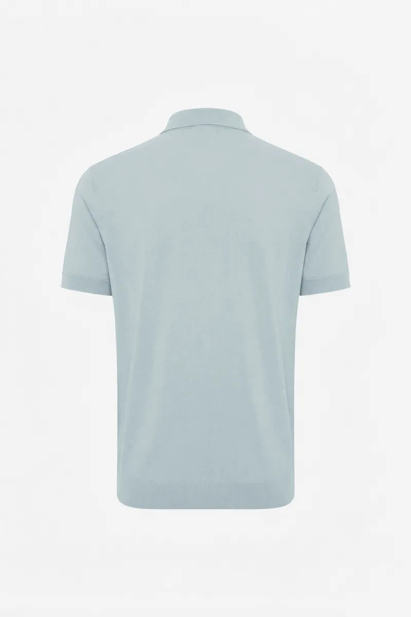 Genti Polo Shirt - Lichtblauw