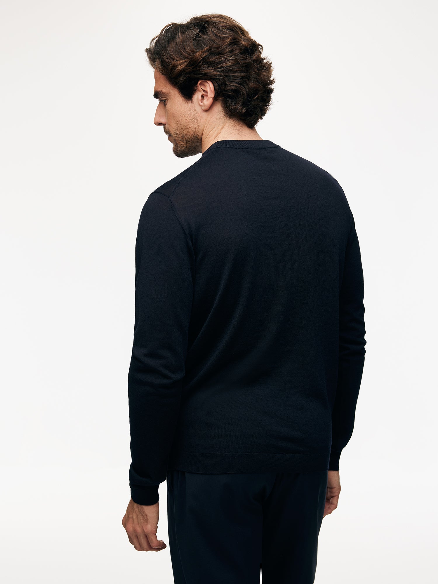 Gentiluomo Trui Ronde Hals - Marine blauw