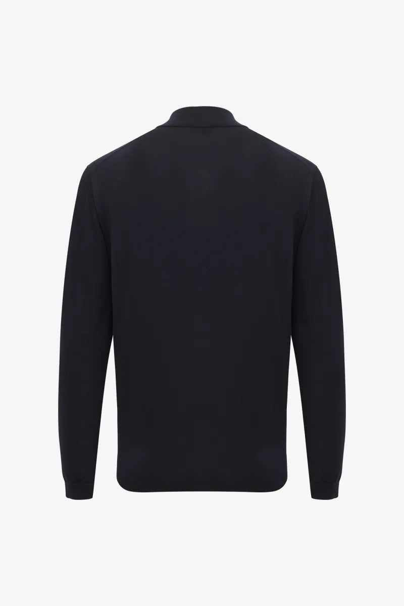 Gentiluomo Trui Turtle Neck - Marine blauw