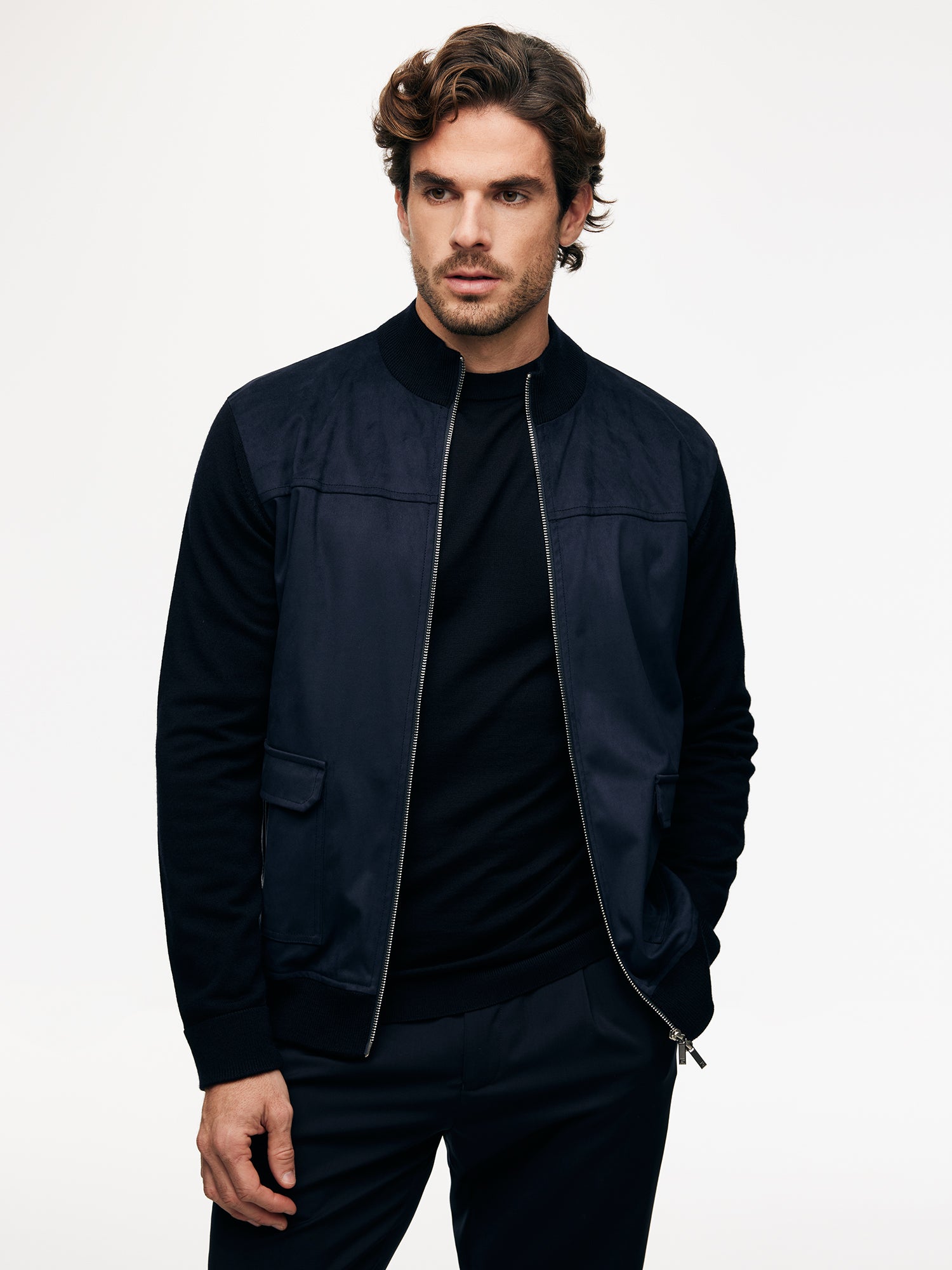 Gentiluomo Jack Kort - Marine blauw