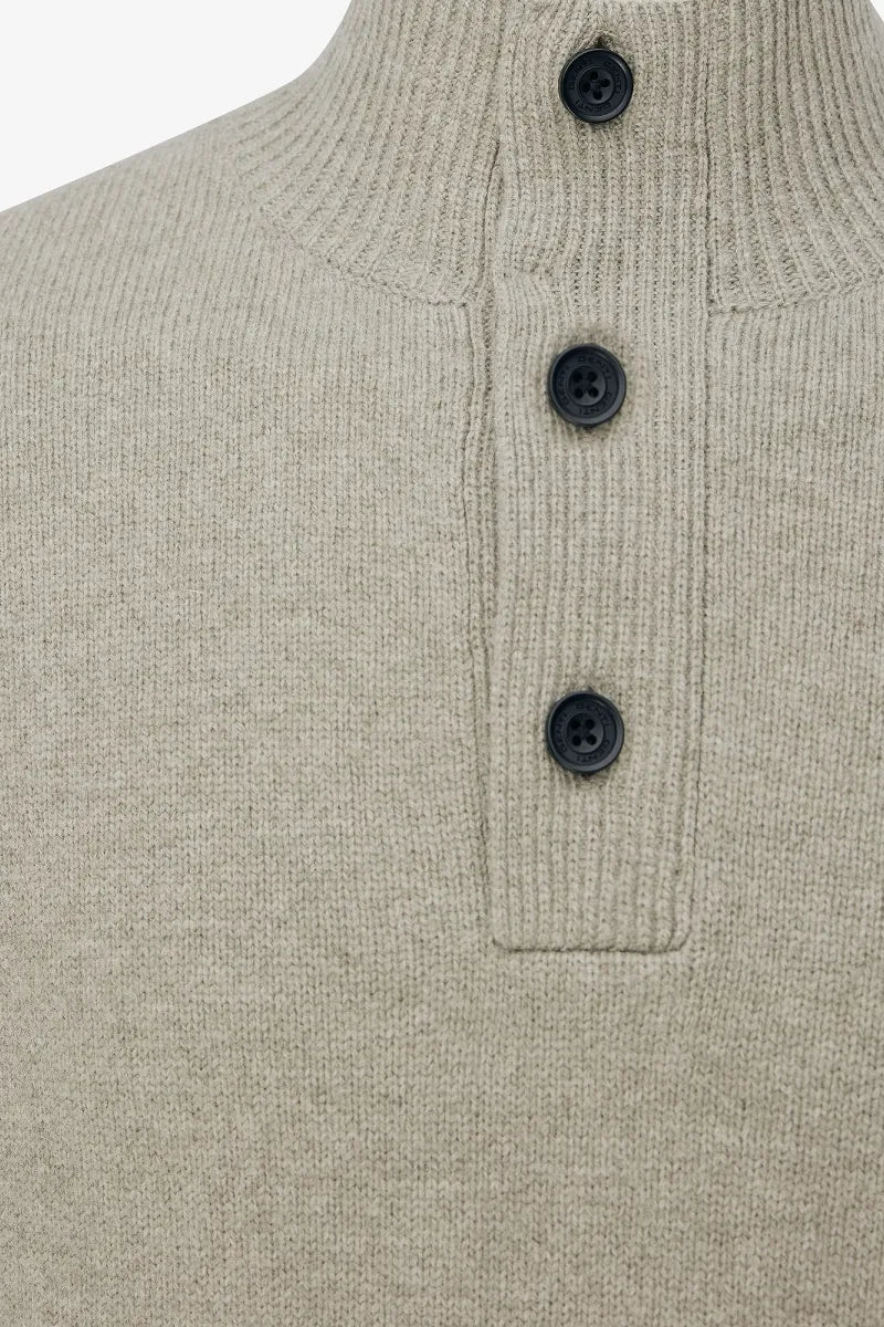 Genti Trui Turtle Neck - Groen
