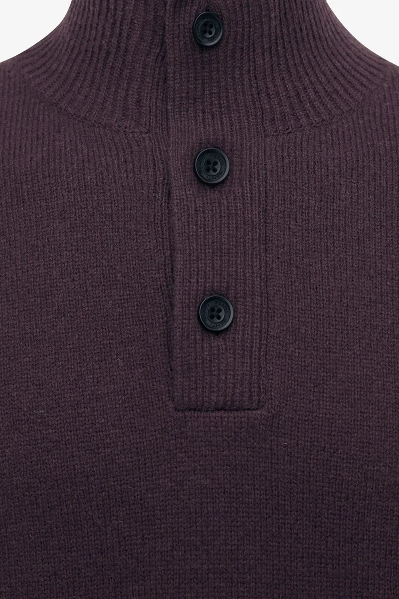 Genti Trui Turtle Neck - Bordeaux