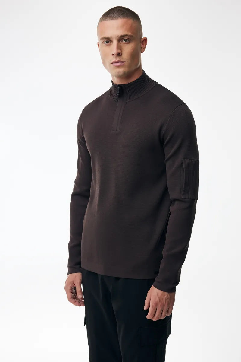 Genti Trui Turtle Neck - Bordeaux