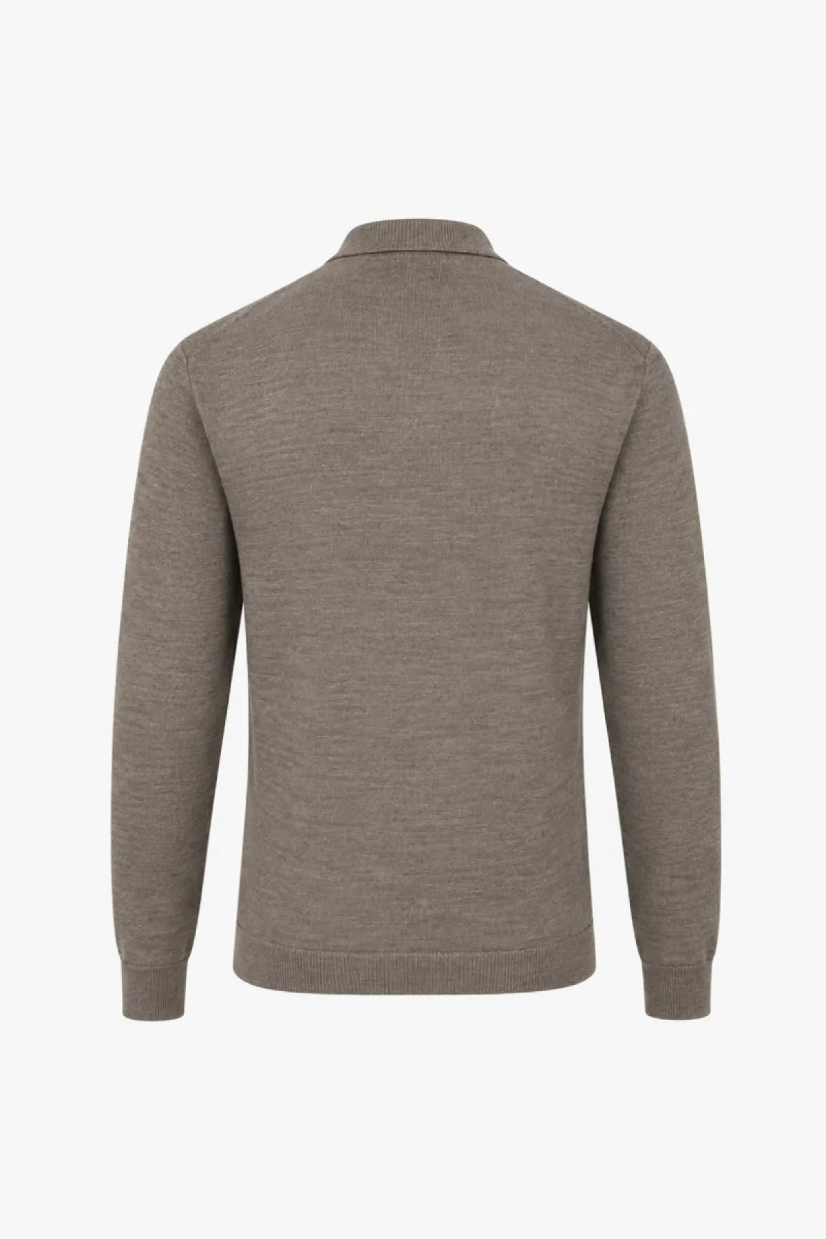 Gentiluomo Polo Shirt Lange Mouw - Bruin
