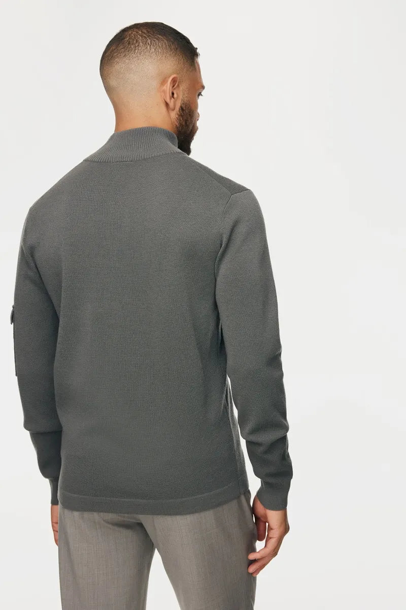 Gentiluomo Trui Turtle Neck - Groen