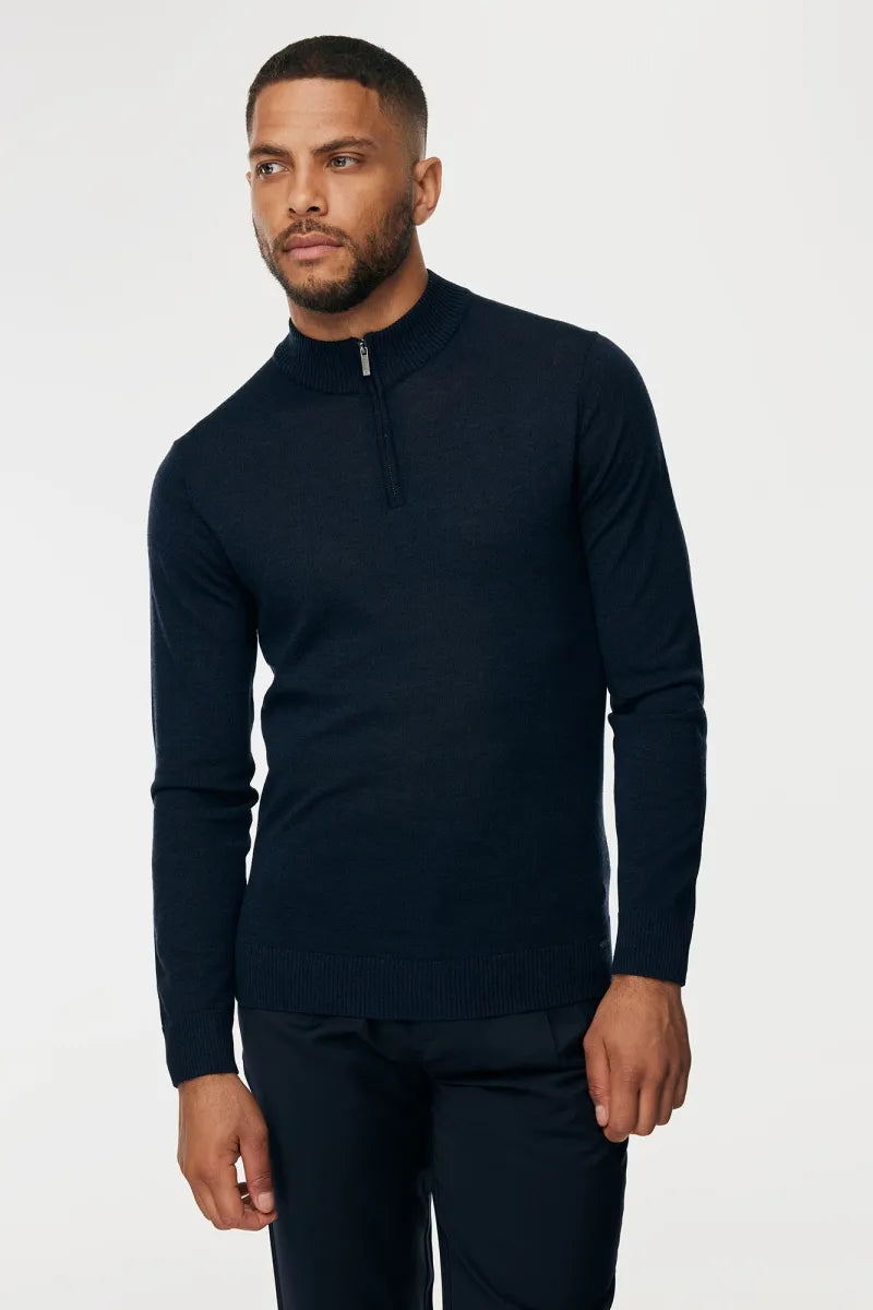 Gentiluomo Trui Turtle Neck - Marine blauw