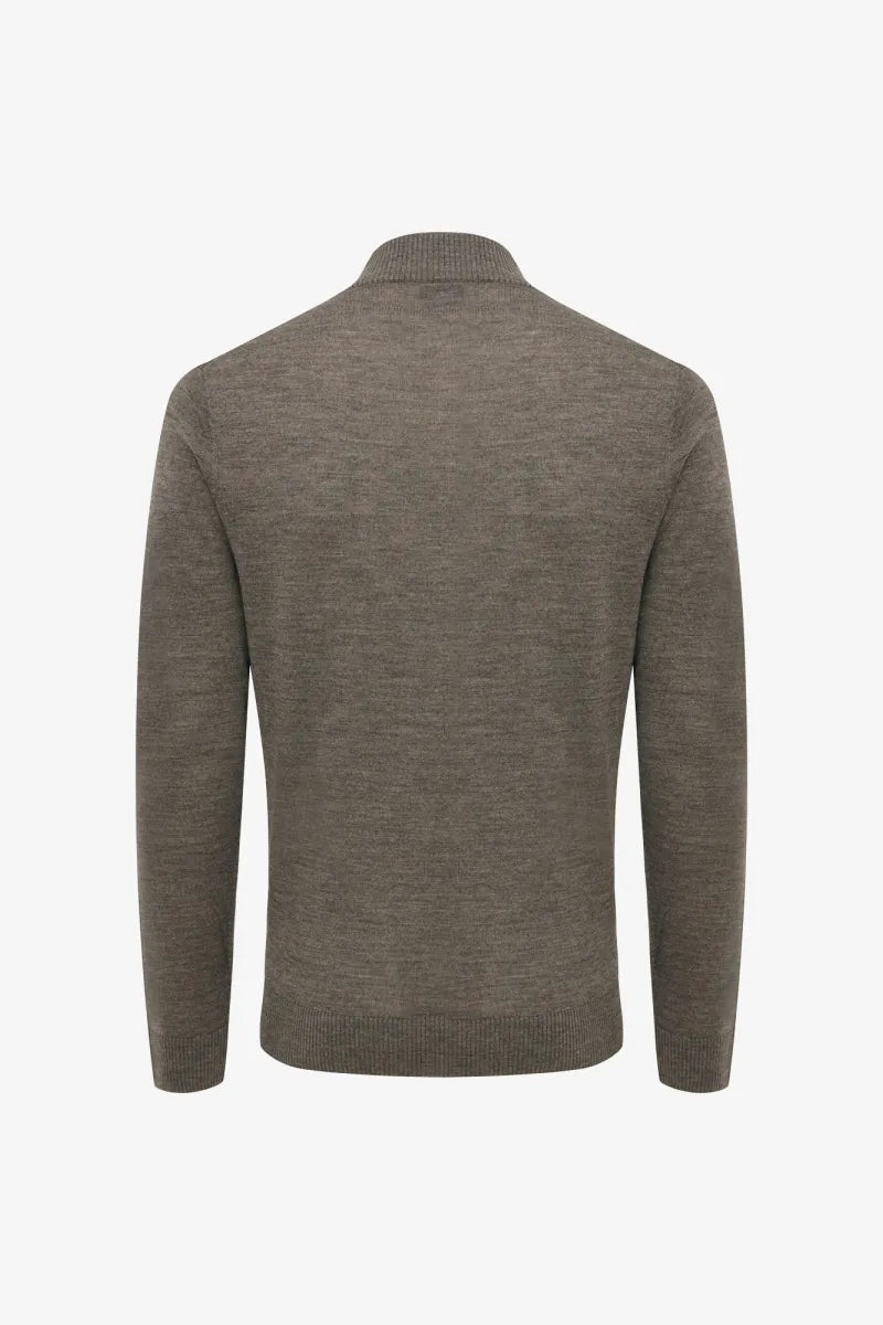 Gentiluomo Trui Turtle Neck - Bruin