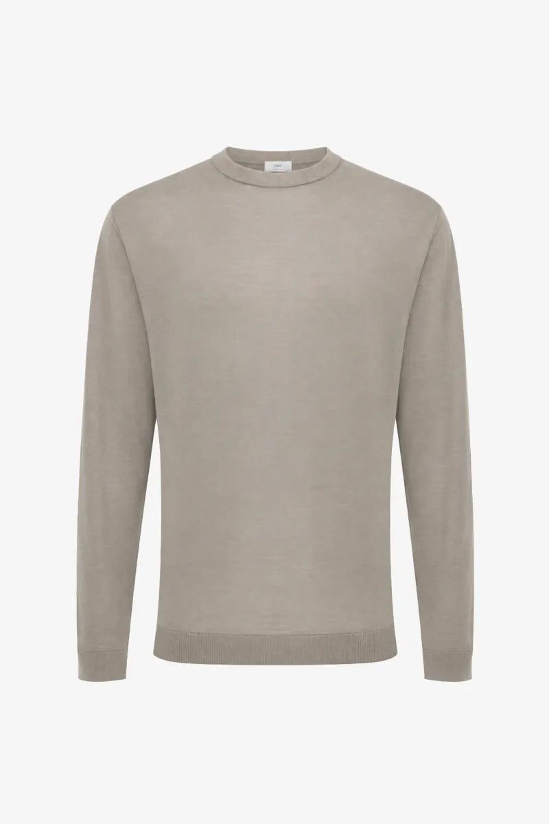 Gentiluomo Trui Ronde Hals - Beige