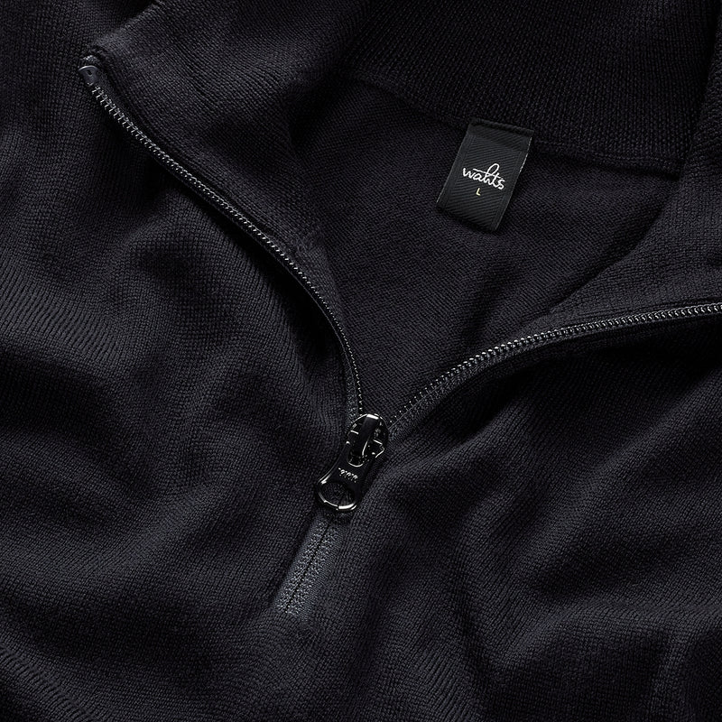 Wahts Trui Turtle Neck - Marine blauw