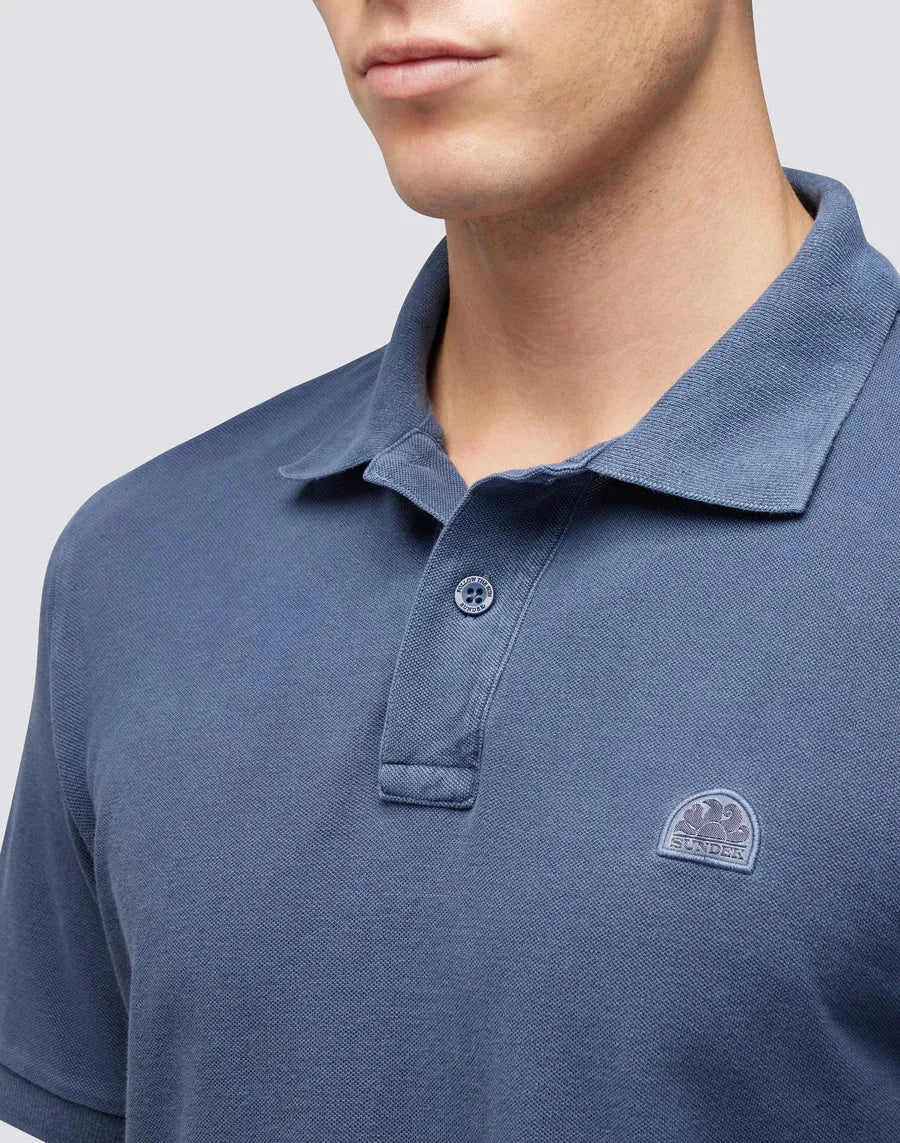 Sundek Polo Shirt - Marine blauw