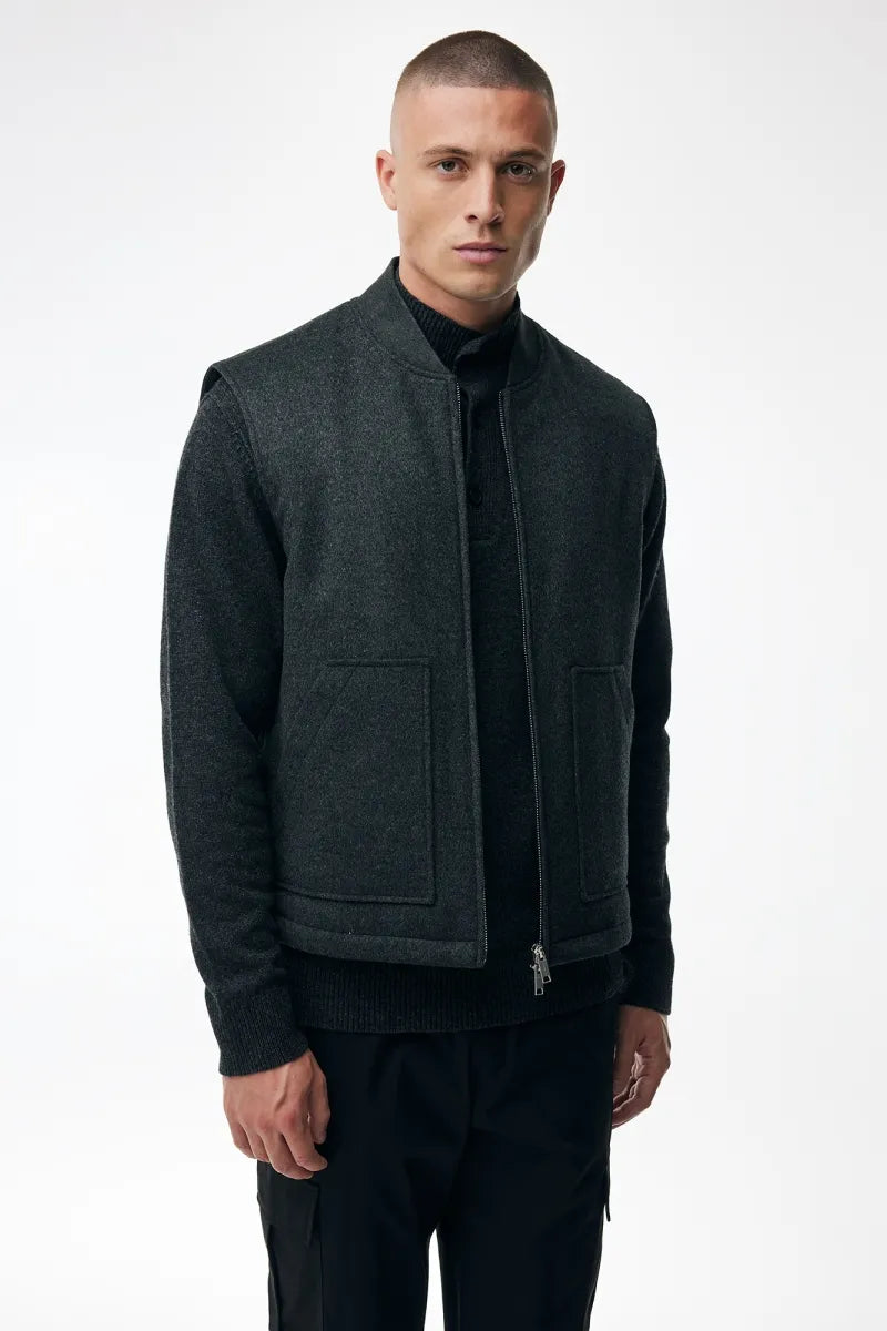 Genti Bodywarmer - Antraciet
