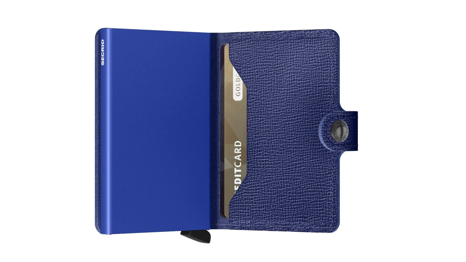 Secrid Mini wallet Crisple - Kobalt