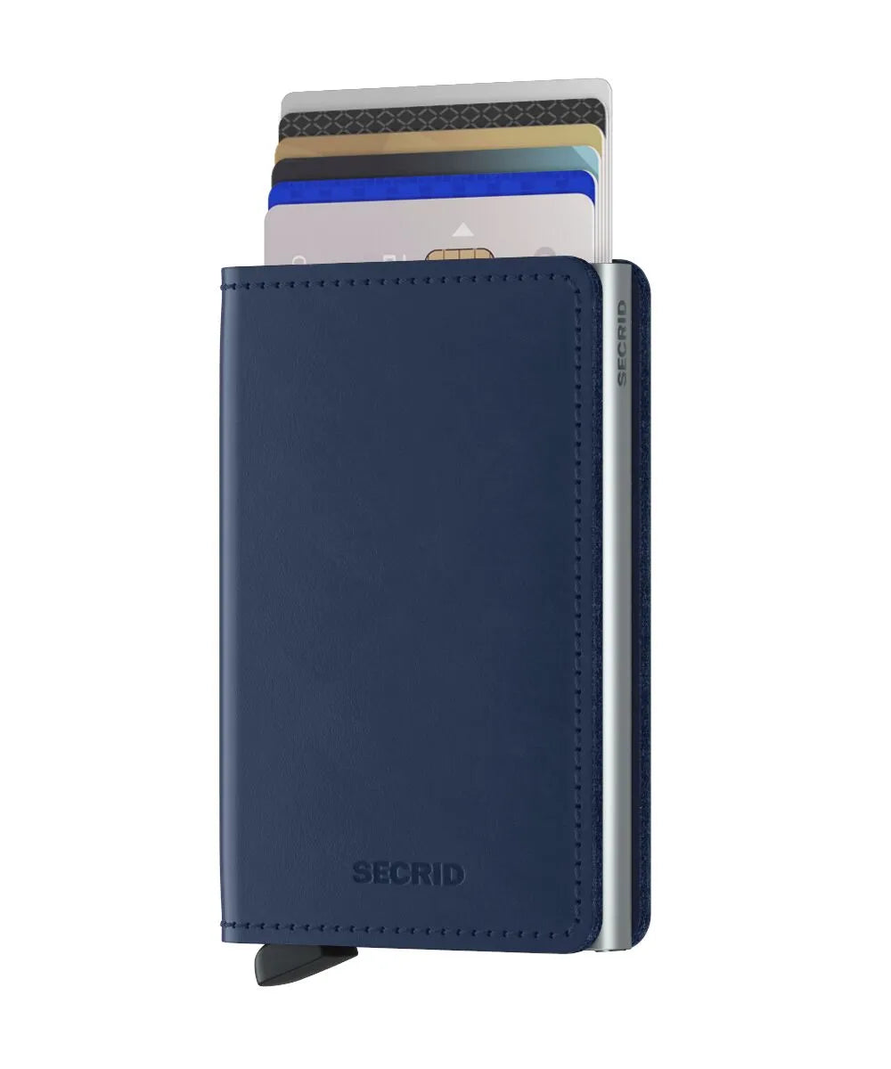 Secrid slim wallet original - Marine blauw