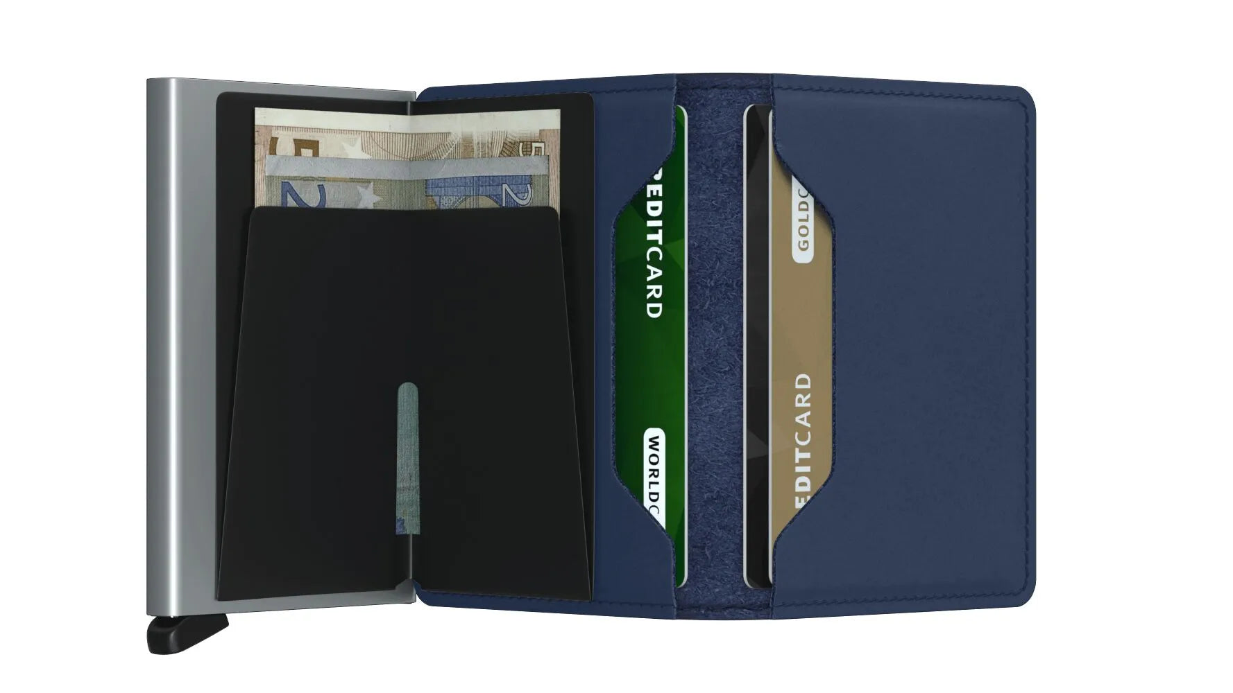 Secrid slim wallet original - Marine blauw