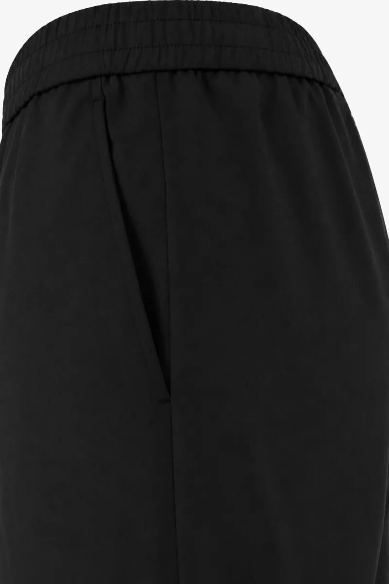 Genti Pantalon Wol - Zwart