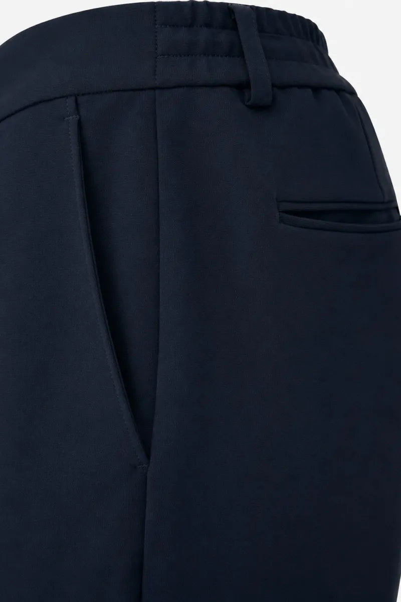Genti Pantalon Wol - Marine blauw