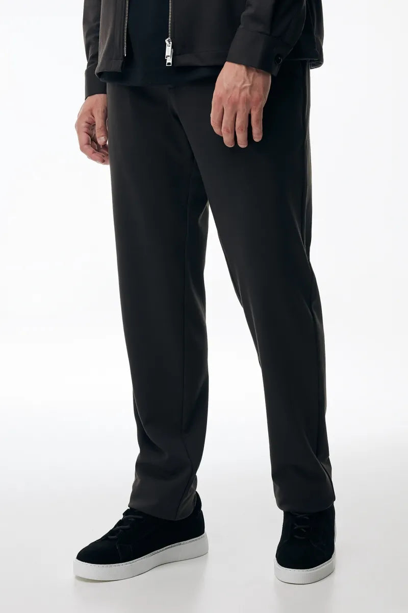 Genti Pantalon Wol - Bruin