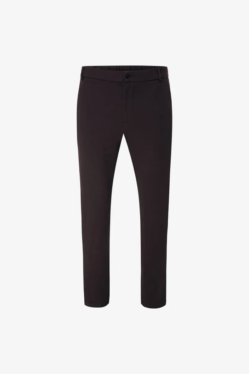 Genti Pantalon Wol - Bordeaux