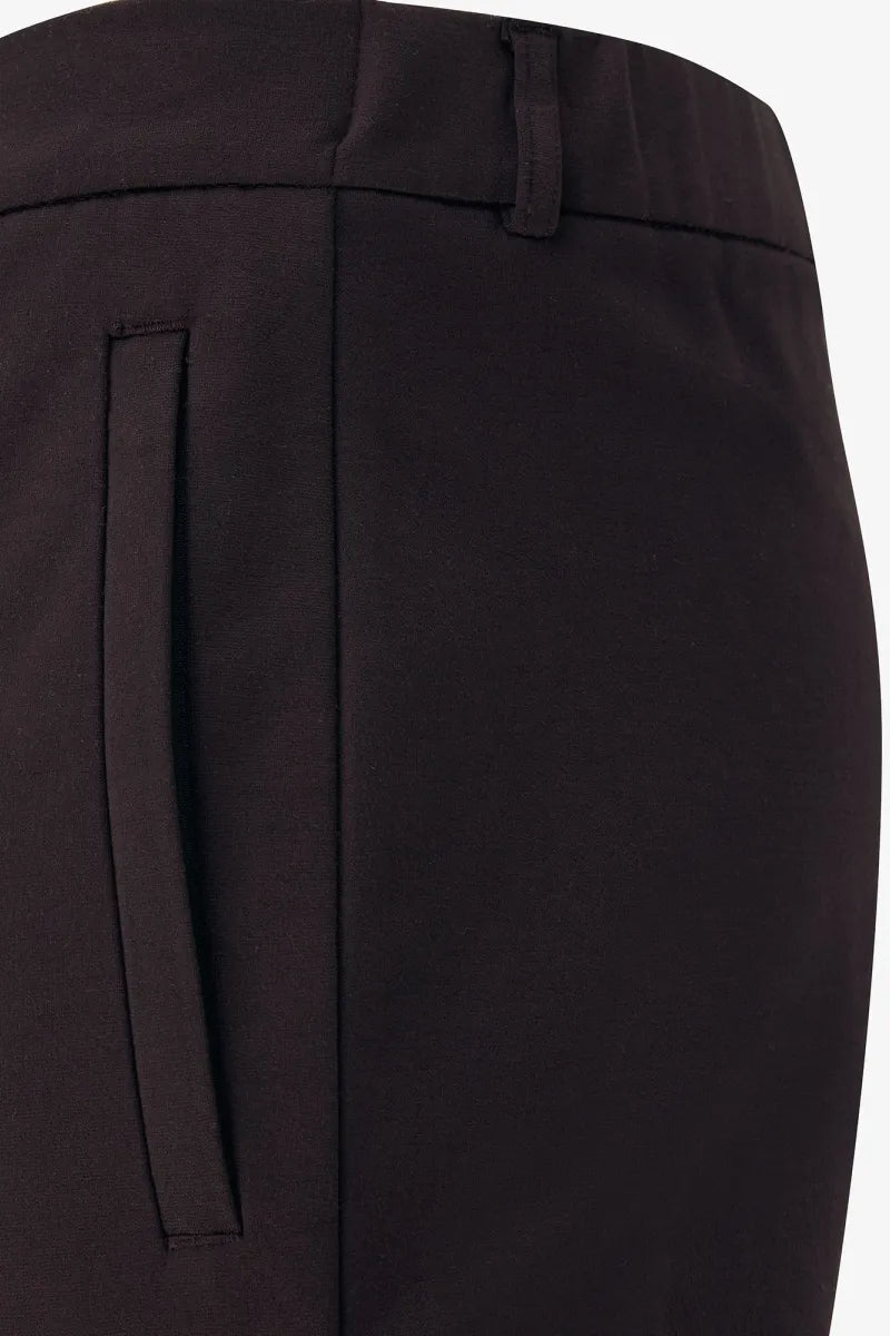 Genti Pantalon Wol - Bordeaux