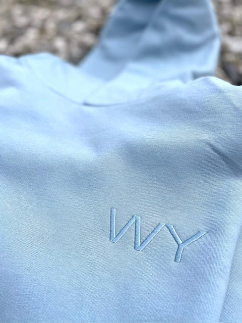WY hoody - Lichtblauw