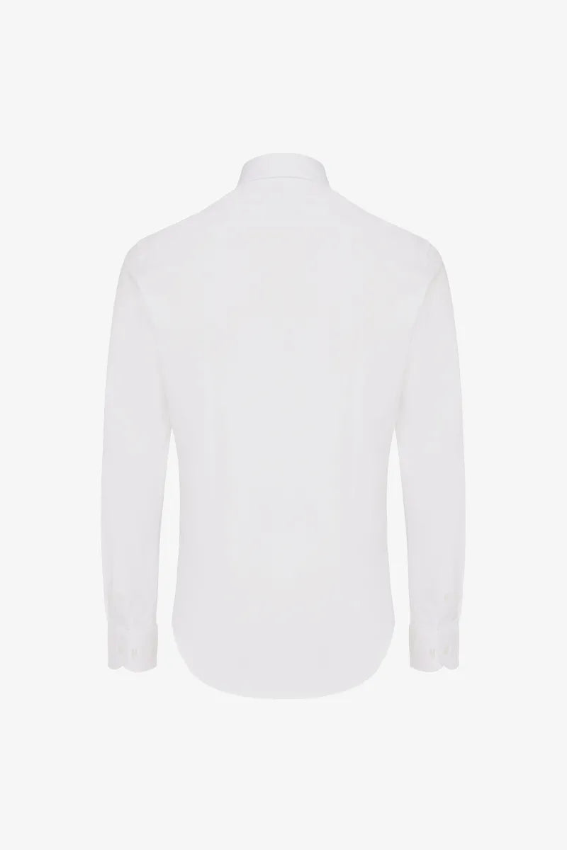 Gentiluomo Shirt Dress - Wit