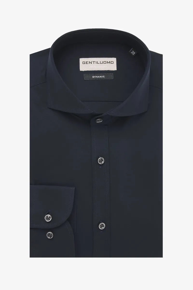 Gentiluomo Shirt Dress - Marine blauw