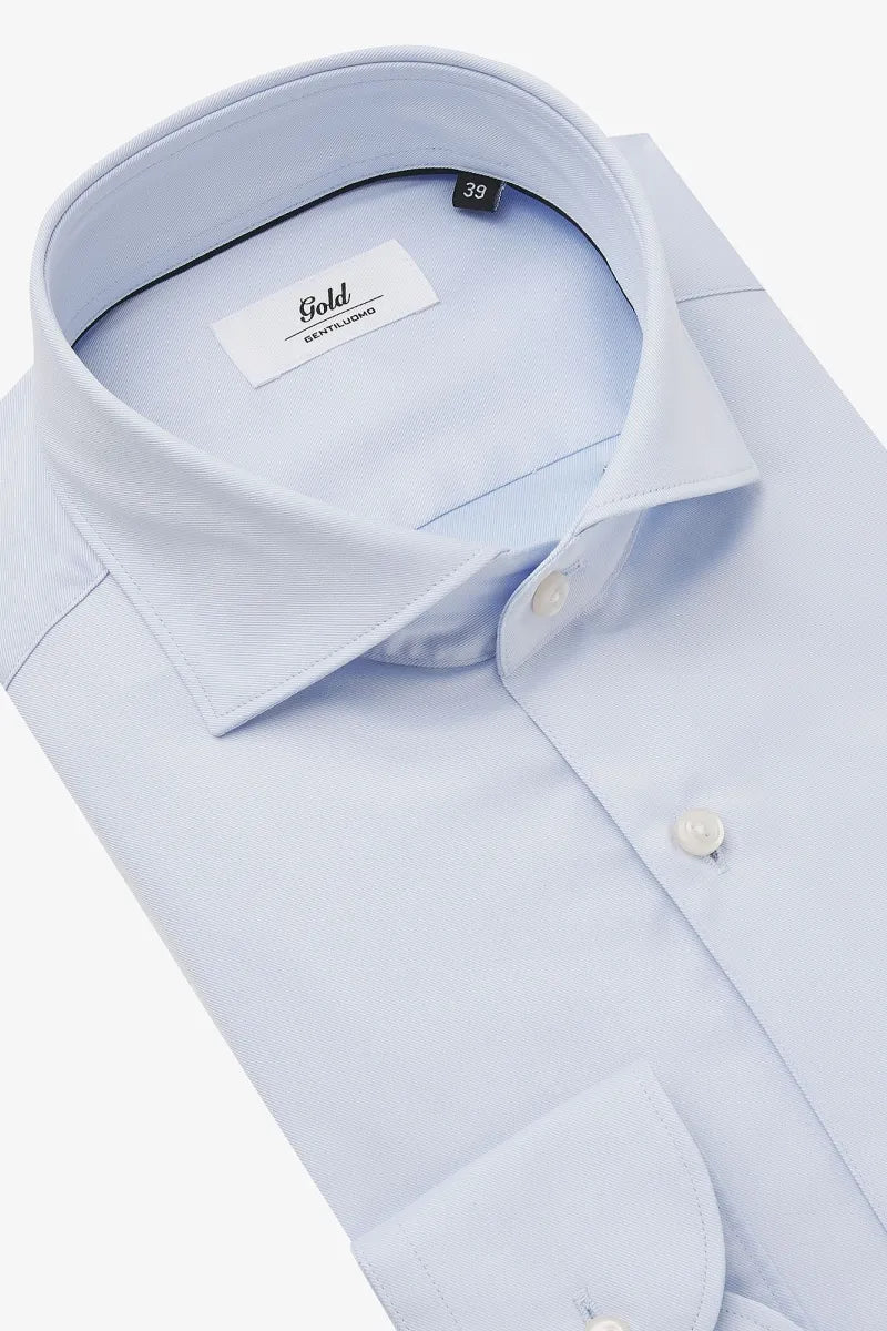 Gentiluomo Shirt Dress - Lichtblauw