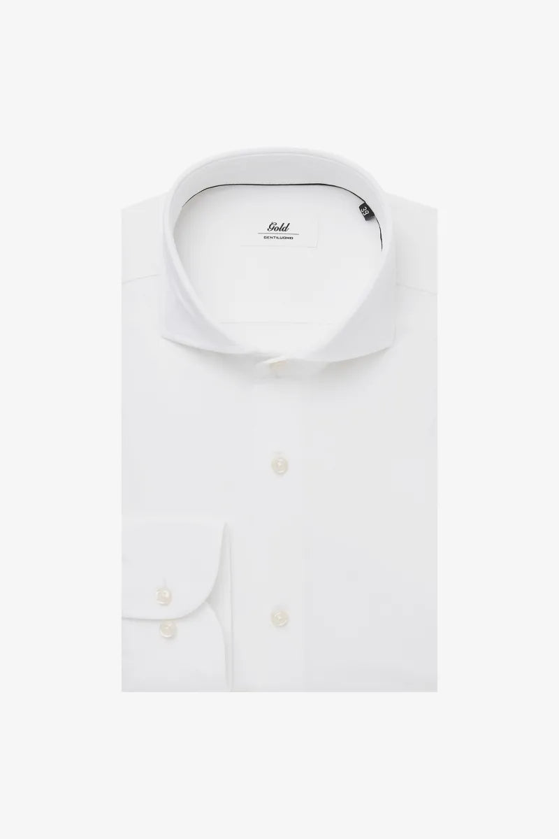 Gentiluomo Shirt Dress - Wit