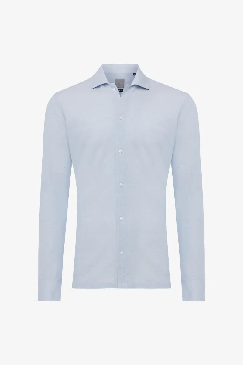 Gentiluomo Shirt Linnen - Lichtblauw