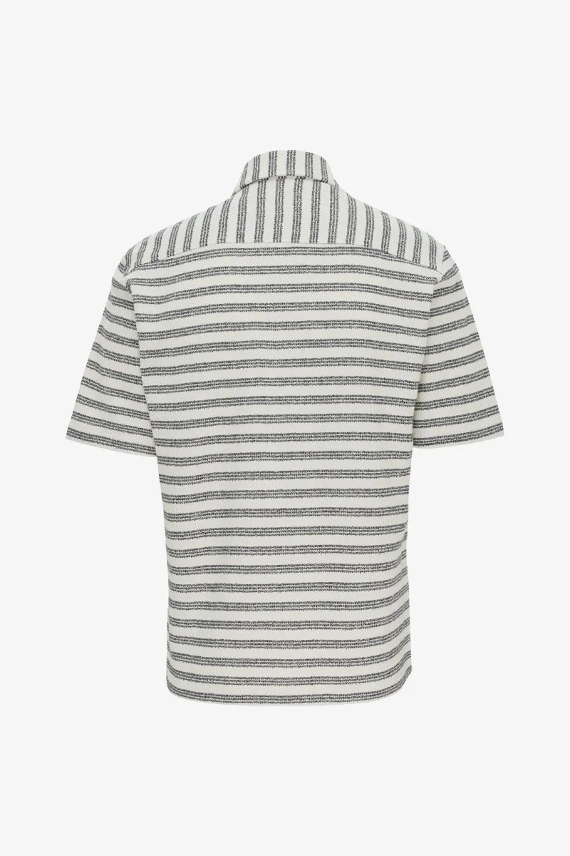 Genti Shirt Korte Mouw - Bruin