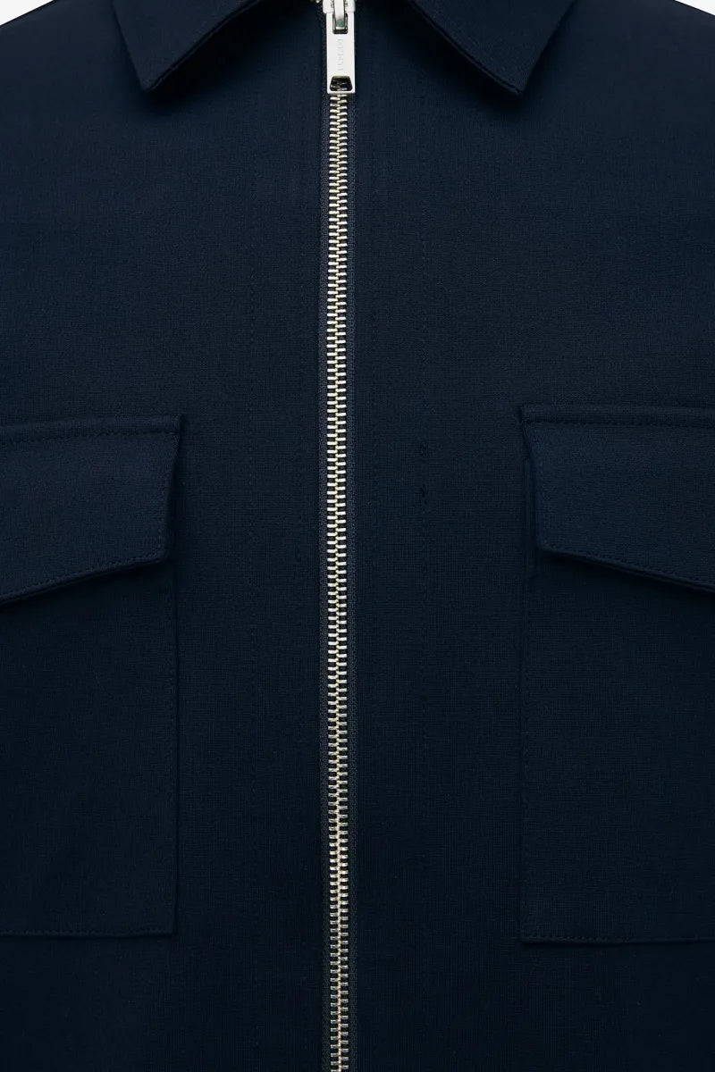 Genti Shirt Casual - Marine blauw