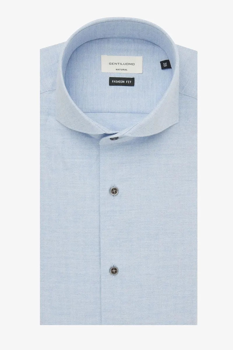 Gentiluomo Shirt Casual - Lichtblauw