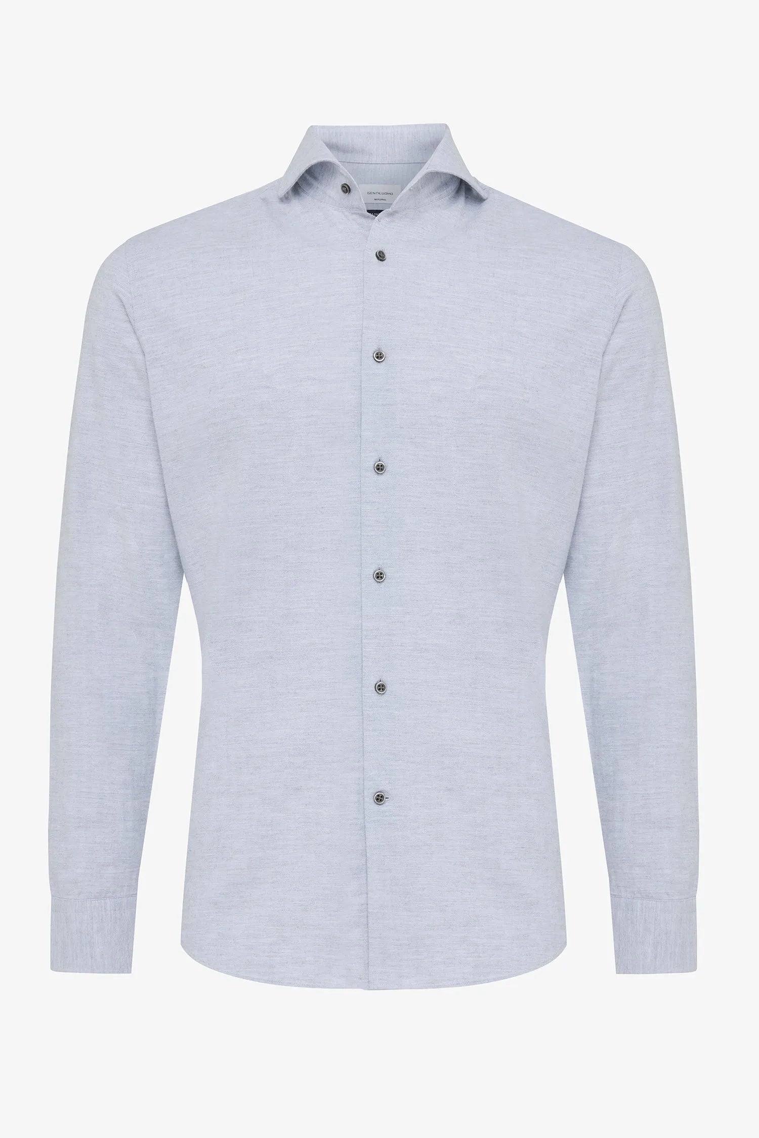 Gentiluomo Shirt Casual - Lichtgrijs