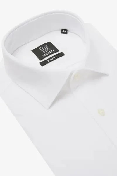 Genti Shirt Dress - Wit